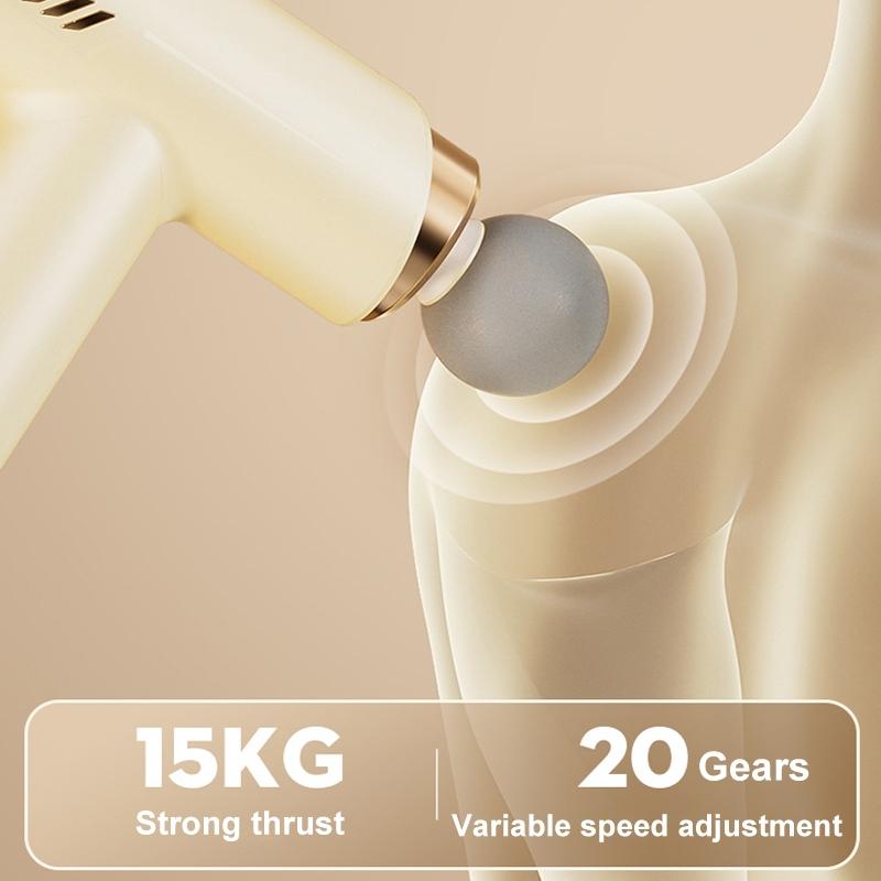Deep Relief Massage Gun With LCD Display 20Speed Percussion Therapy 4
