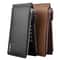 Slim Leather Long Wallet With 16 Card Slots And Zipper Coin Pocket 2