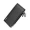 Slim Leather Long Wallet With 16 Card Slots And Zipper Coin Pocket 6