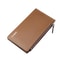 Slim Leather Long Wallet With 16 Card Slots And Zipper Coin Pocket 7