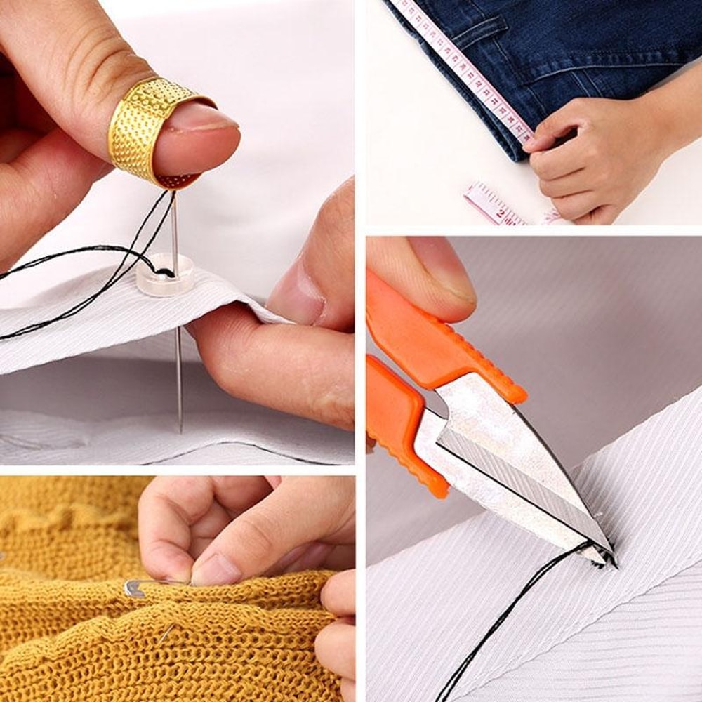 Portable Sewing Kit with Needle & Thread Set for Home, Travel, and Quick Clothing Repairs