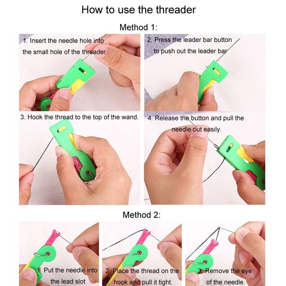 Portable Sewing Kit with Needle & Thread Set for Home, Travel, and Quick Clothing Repairs