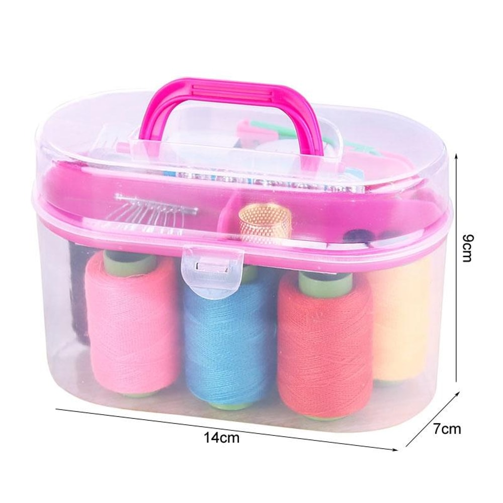 Portable Sewing Kit with Needle & Thread Set for Home, Travel, and Quick Clothing Repairs
