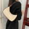 Elegant Crescent Shoulder Bag For Women Adjustable PU Leather Underarm Purse 0