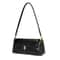Vintage Lock Buckle Baguette Shoulder Bag For Women Stylish PU Leather Underarm Purse 8