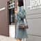 Vintage Lock Buckle Baguette Shoulder Bag For Women Stylish PU Leather Underarm Purse 2