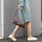 Vintage Lock Buckle Baguette Shoulder Bag For Women Stylish PU Leather Underarm Purse 1