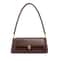 Vintage Lock Buckle Baguette Shoulder Bag For Women Stylish PU Leather Underarm Purse 7