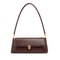 Vintage Lock Buckle Baguette Shoulder Bag For Women Stylish PU Leather Underarm Purse 7