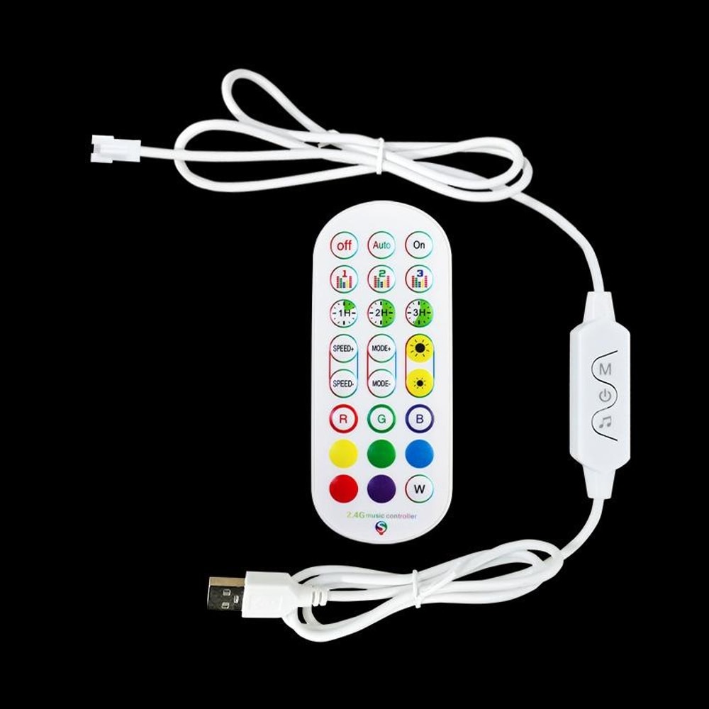 Smart 24Key LED Strip Controller With 24G RF Remote For RGB Running Water Lights 4