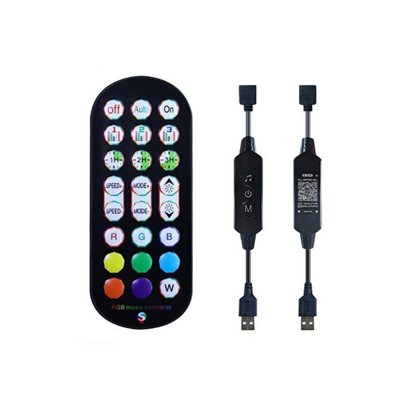 Smart 24Key LED Strip Controller With 24G RF Remote For RGB Running Water Lights 7