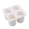 4-Cavity Silicone Ice Cube Mold for Whiskey, Cocktails & Creative DIY Treats