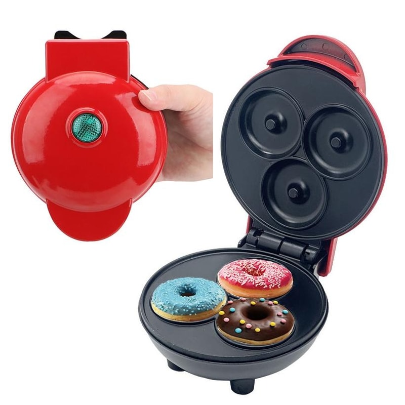 Mini Donut Maker Machine 350W Non Stick Donut Maker For Quick Homemade Mini Doughnuts 1