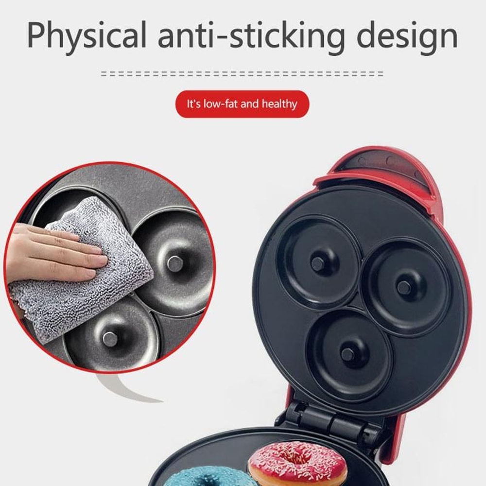 Mini Donut Maker Machine 350W Non Stick Donut Maker For Quick Homemade Mini Doughnuts 5