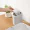 Cute Mini Desktop Trash Can With Flip Lid For Dorm Room Office Desk Vanity Storage 2