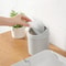 Cute Mini Desktop Trash Can With Flip Lid For Dorm Room Office Desk Vanity Storage 2