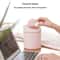 Cute Mini Desktop Trash Can With Flip Lid For Dorm Room Office Desk Vanity Storage 5