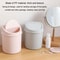 Cute Mini Desktop Trash Can With Flip Lid For Dorm Room Office Desk Vanity Storage 6