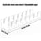 Clear Acrylic Baseball Cap Organizer Rack for 7 Hats Space Saving Hat Display Stand