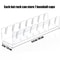Clear Acrylic Baseball Cap Organizer Rack for 7 Hats Space Saving Hat Display Stand