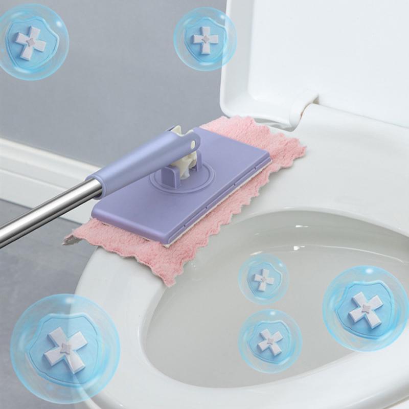 HandsFree Mini Mop With Automatic Cloth Change For Kitchen Bathroom MultiSurface Cleaning 2