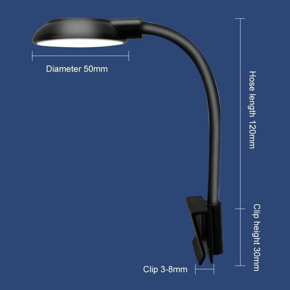 USB ClipOn Aquarium LED Light For Small Fish Tanks Aquatic Plants 2