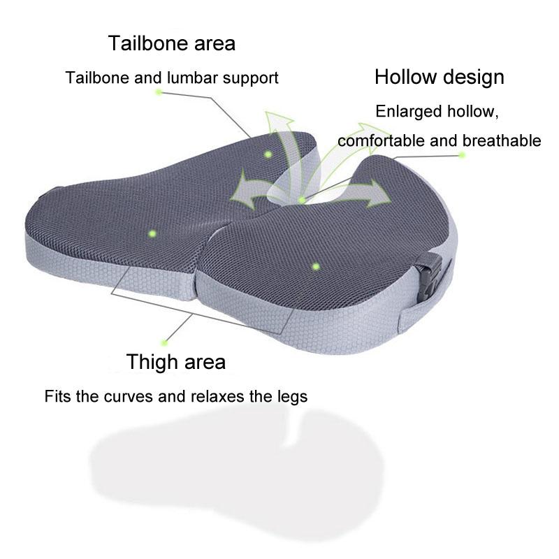 Memory Foam Seat Cushion For Office Chair Travel Support 2