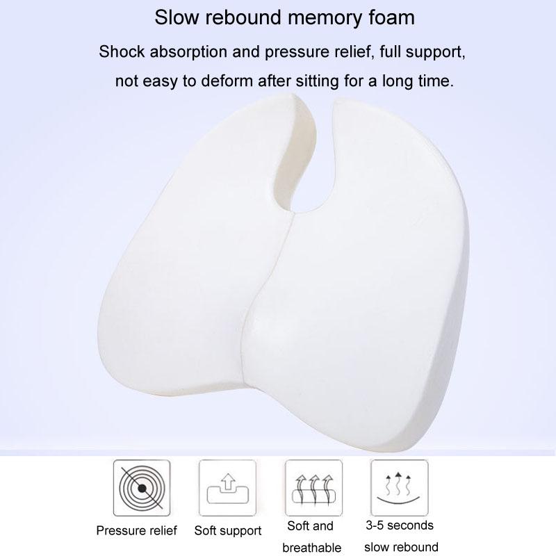 Memory Foam Seat Cushion For Office Chair Travel Support 5