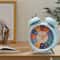 Kids Silent Twin Bell Alarm Clock For Bedroom Learning Bedside Wake Up 0