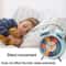 Kids Silent Twin Bell Alarm Clock For Bedroom Learning Bedside Wake Up 6