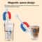Magnetic Self Stirring Coffee Mixer Cup With Rechargeable Milk Frother 3