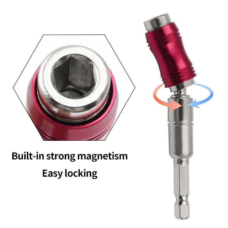 Magnetic Flexible Drill Bit Extension Rod With Quick Release Hex Shank 3