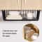 Under Shelf Organizer Metal Hanging Storage Rack for Kitchen Cabinets & Closets