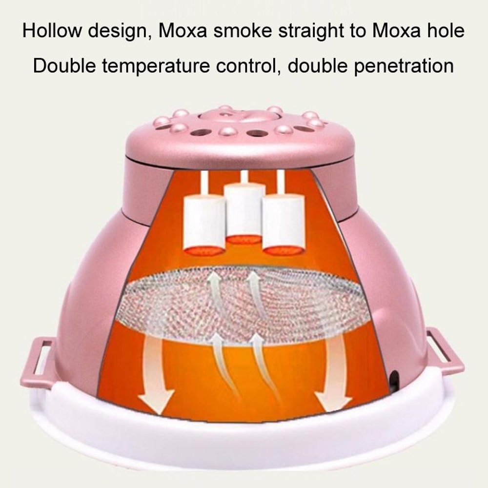 Portable Moxibustion Box For Waist Abdomen Heat Therapy Relief 3