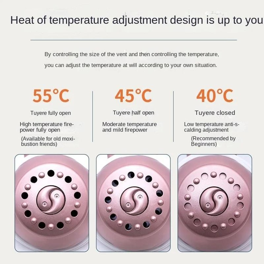 Portable Moxibustion Box For Waist Abdomen Heat Therapy Relief 4