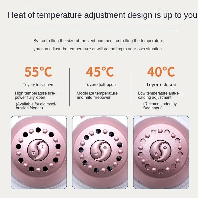 Portable Moxibustion Box For Waist Abdomen Heat Therapy Relief 4