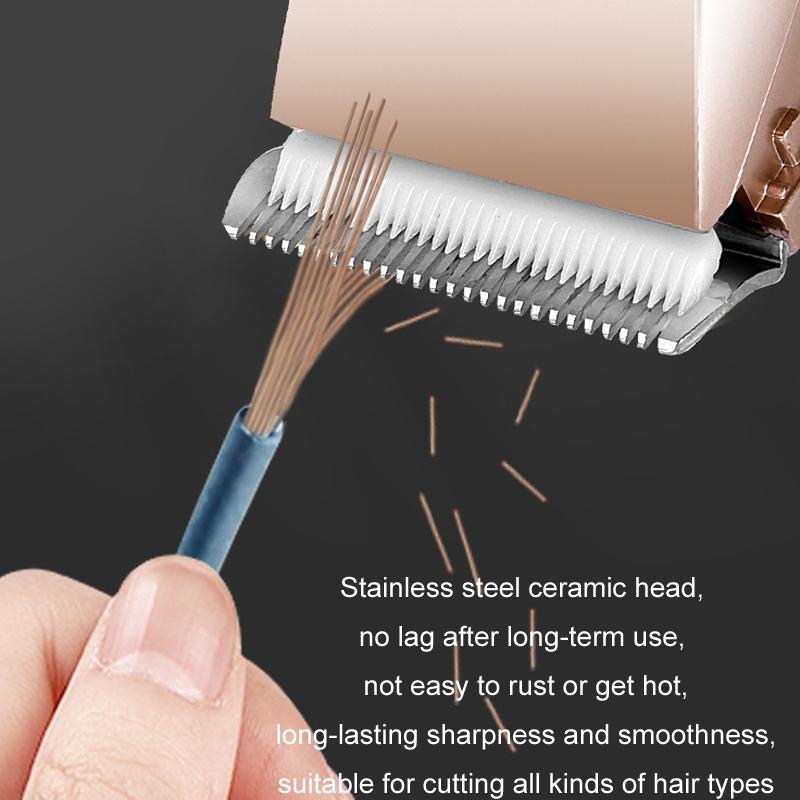 Rechargeable Pet Grooming Clippers With Ceramic Blade Digital Display 5