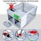 Dual Door Humane Mouse Trap Cage for Indoor Rodent Control and Safe Catch Release