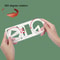 2PCS Multifunctional Drawing Ruler Set with Rotating Protractor and Geometric Drawing Templates