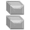 10 Pcs A4 Document Folder Waterproof Transparent File Organizer Bags with Secure Snap Closure