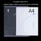 10 Pcs A4 Document Folder Waterproof Transparent File Organizer Bags with Secure Snap Closure