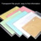 10 Pcs A4 Document Folder Waterproof Transparent File Organizer Bags with Secure Snap Closure