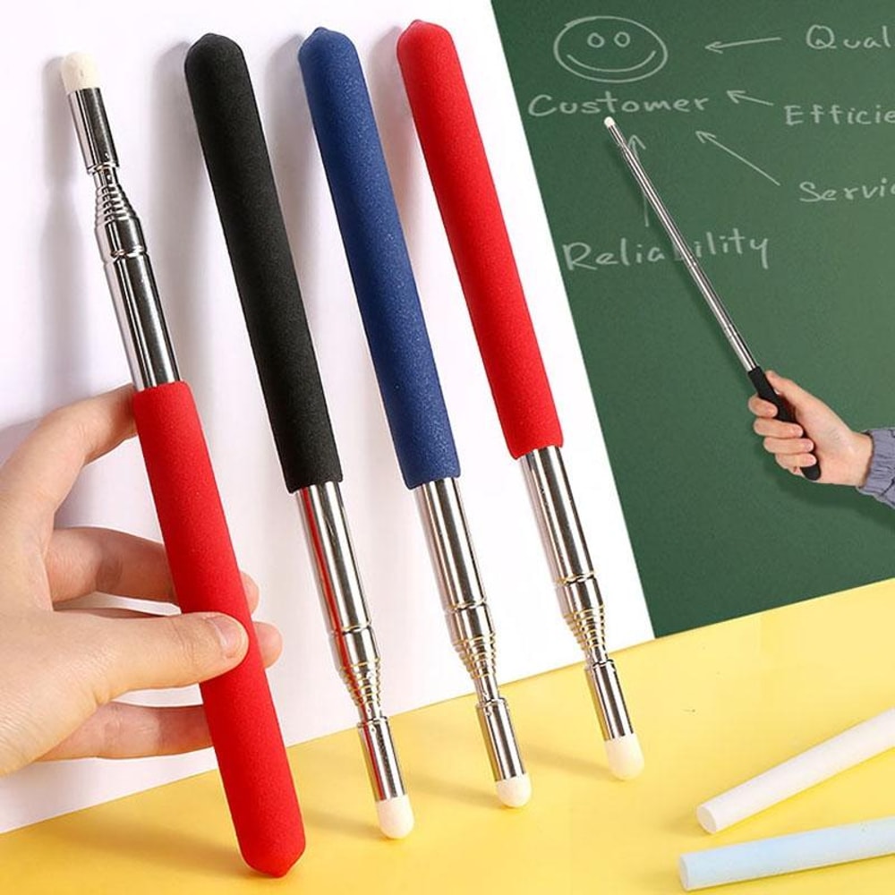 1M Teacher Pointer Stick Telescopic Stylus For Interactive Whiteboards Classroom Presentations 0