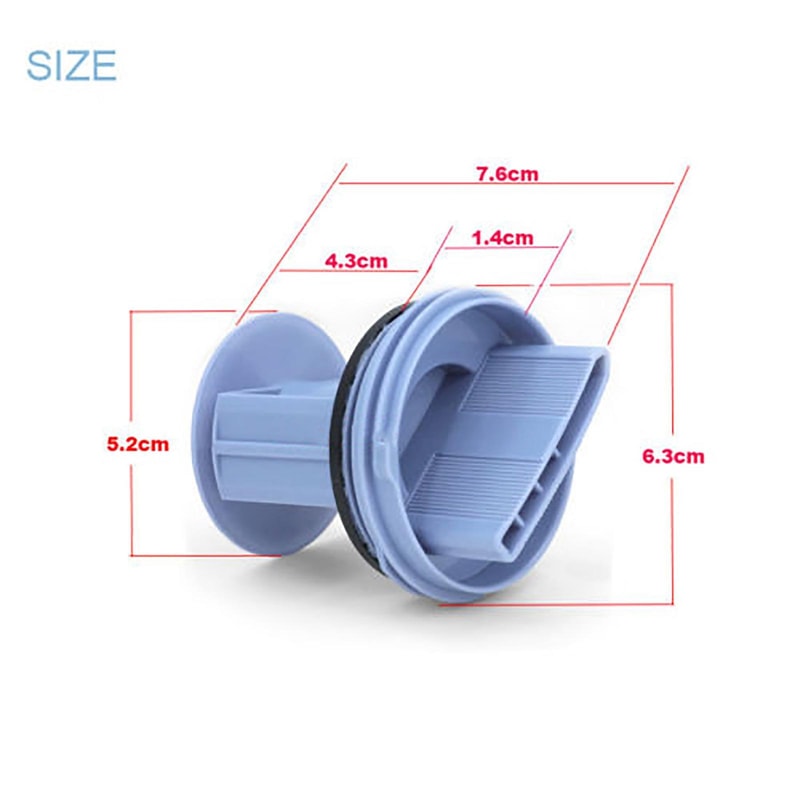 Washing Machine Drain Pump Seal Cover Plug Replacement For WM1095 WM1065 WD7205 2