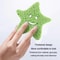 Cute Cartoon Baby Bath Sponge Soft Natural Wood Pulp Bath Scrubber For Sensitive Skin 9