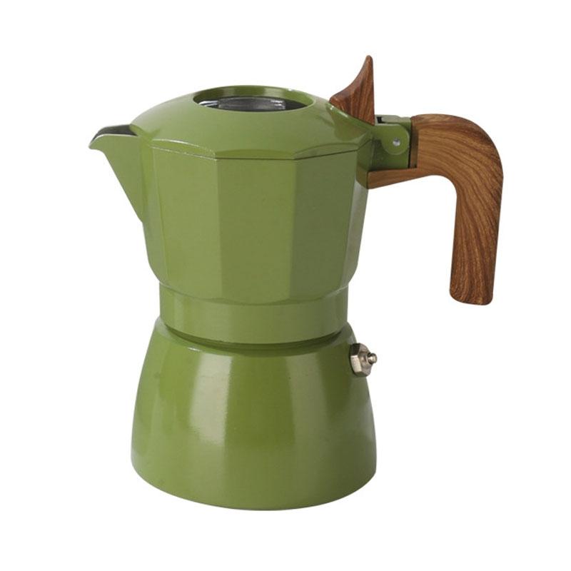 Dual Valve Moka Pot 100ml Portable Stovetop Espresso Maker For Outdoor Coffee Brewing 11
