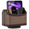 Desk Organizer PU Leather Remote Control Holder With 5 Storage Compartments 1