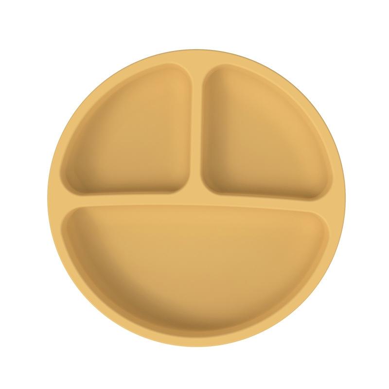 Baby Silicone Suction Plate With 3 Compartments For Toddlers And Self Feeding 10