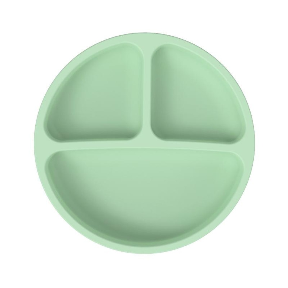 Baby Silicone Suction Plate With 3 Compartments For Toddlers And Self Feeding 9