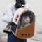 Pet Travel Capsule Backpack Carrier For Cats Small Dogs With Breathable Viewing Window 5